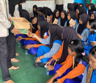 Aksi Bergizi dari Dinas Kesehatan Lampung Tengah dan Puskesmas Surabaya