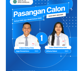 Pemilihan OSIS Paslon 1 Masa Bakti 2024-2025