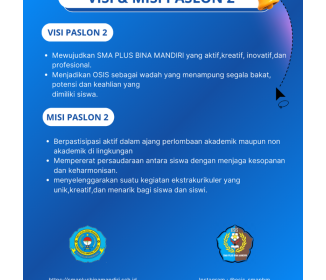 VIsi Misi Calon OSIS Paslon 2 Masa Bakti 2024-2025 