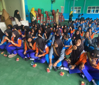 Aksi Bergizi dari Dinas Kesehatan Lampung Tengah dan Puskesmas Surabaya